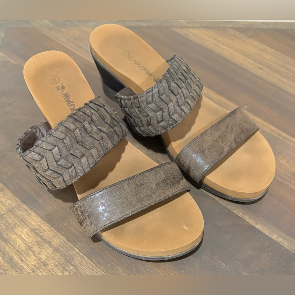 Pewter Misty Bearpaw Braided Sandals | Women’s 8